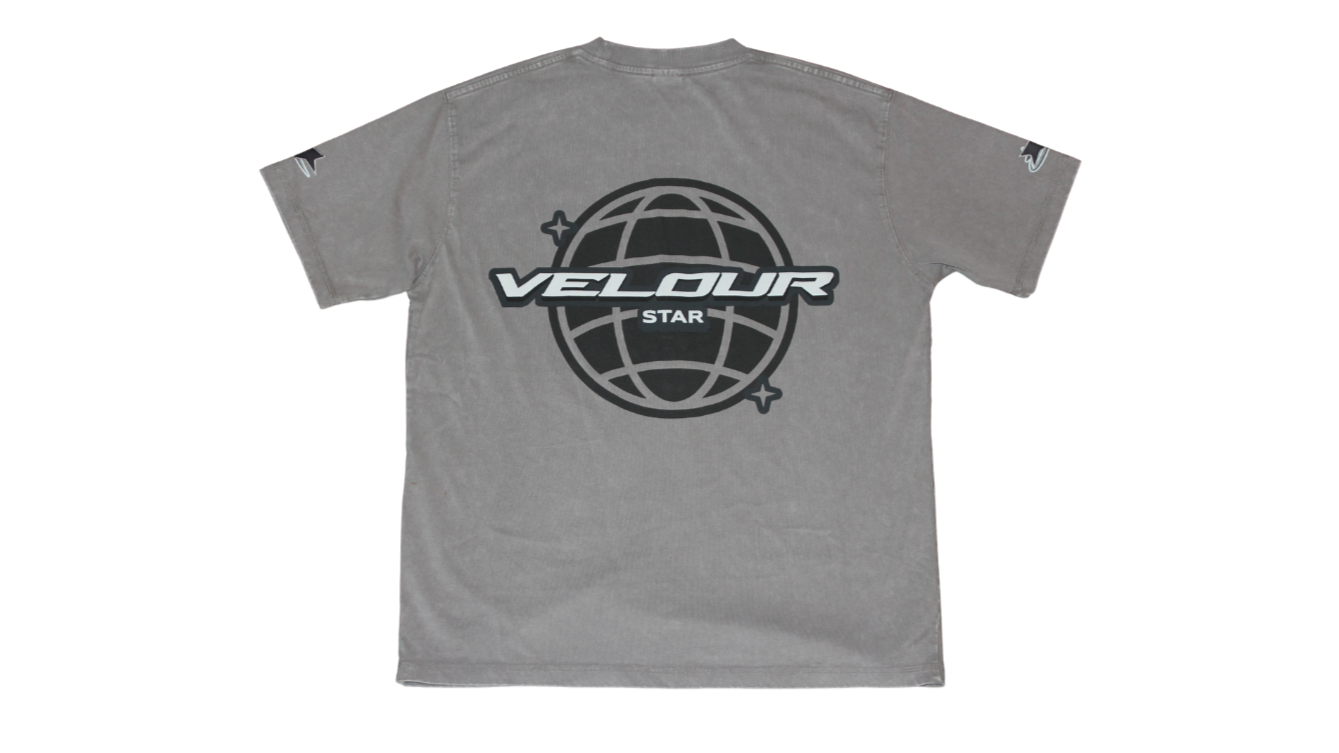 Star tee light gray