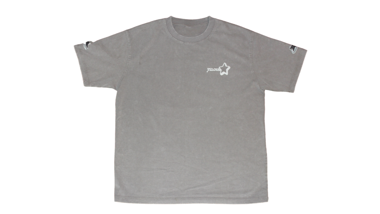 Star tee light gray